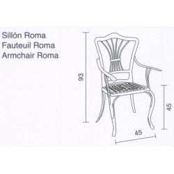 Sillon modelo Roma