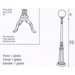 Farola Globo 1/globo