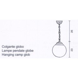 Aplique Globo colgante