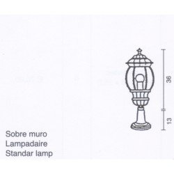 Columna Ampurias sobre muro