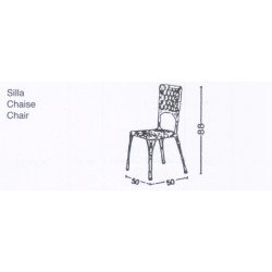 Silla modelo Bambu