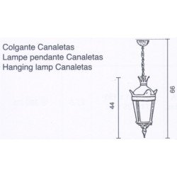 Aplique colganta Canaletas