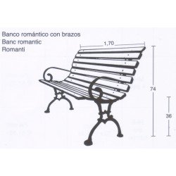 Banco modelo Romantico c/...