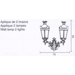 Aplique Canaletas 2/b