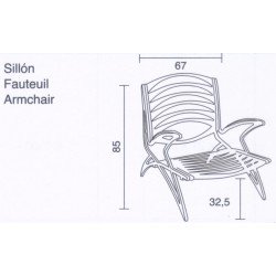 Sillon modelo Paloma